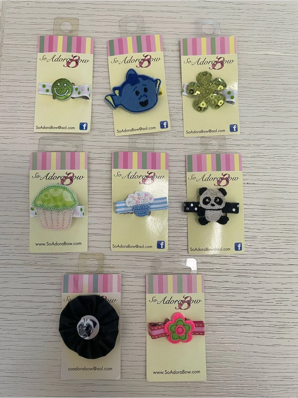 Kids Hair Clip Set — Mixed Colors